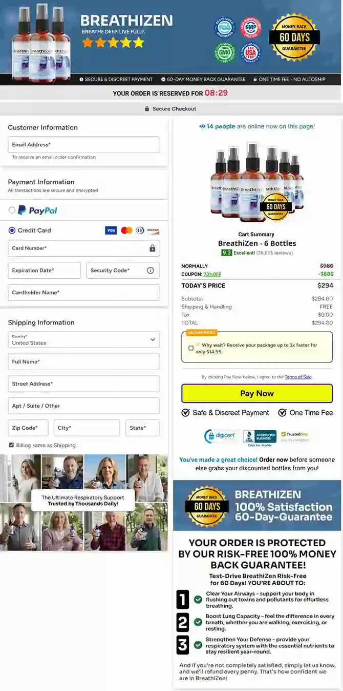Breathizen official order page